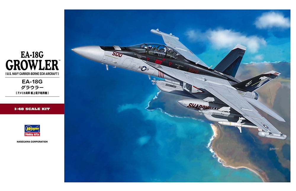 Zdjęcie główne produktu Growler EA-18G 1:48 Hasegawa PT52