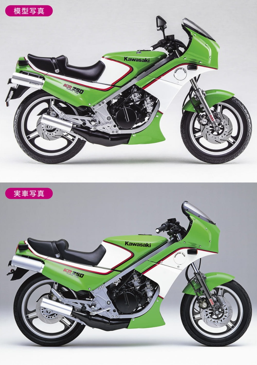 Zdjęcie dodatkowe produktu Kawasaki KR250 (KR250A) 1:12 Hasegawa BK12