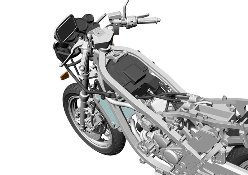 Zdjęcie dodatkowe produktu Kawasaki KR250 (KR250A) 1:12 Hasegawa BK12