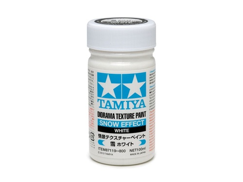 Diorama Texture Paint (Snow Effect, White) Tamiya 87119