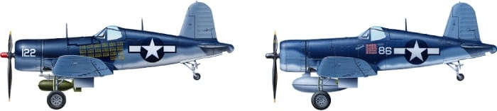 Zdjęcie dodatkowe produktu Vought F4U-1A Corsair 1:72 Tamiya 60775