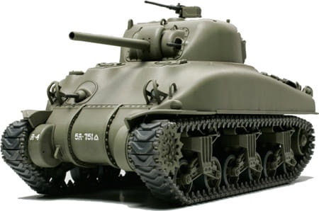 Zdjęcie główne produktu M4A1 Sherman (US Medium Tank) 1:48 Tamiya 32523