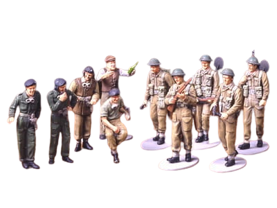 Zdjęcie główne produktu WWII British Infantry Set (European Campaign) 1:48 Tamiya 32526