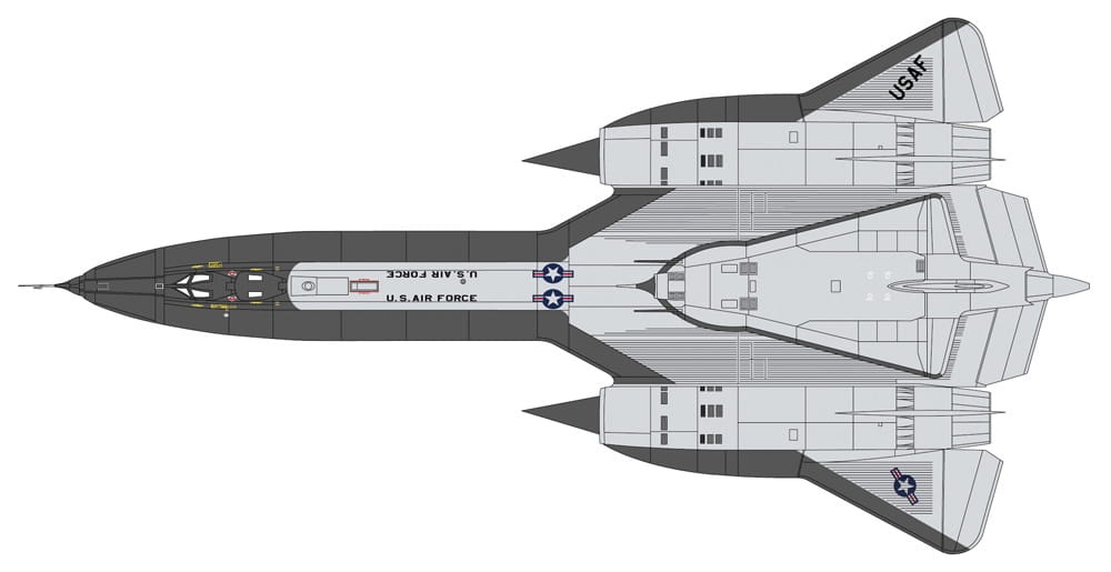 Zdjęcie dodatkowe produktu SR-71 Blackbird (A Version) w/GTD-21B 1:72 Hasegawa 02395