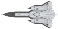 Zdjęcie dodatkowe produktu SR-71 Blackbird (A Version) w/GTD-21B 1:72 Hasegawa 02395