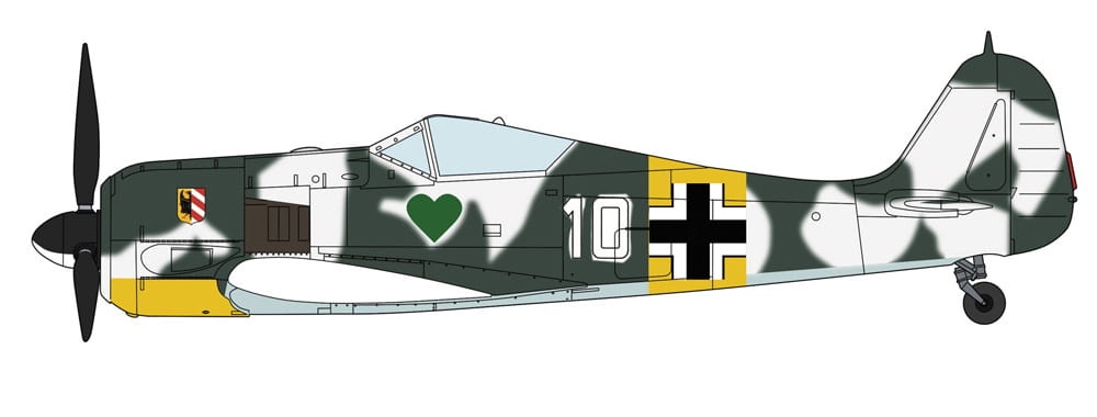Zdjęcie dodatkowe produktu Focke-Wulf Fw190A-4 Nowotny 1:48 Hasegawa 07506