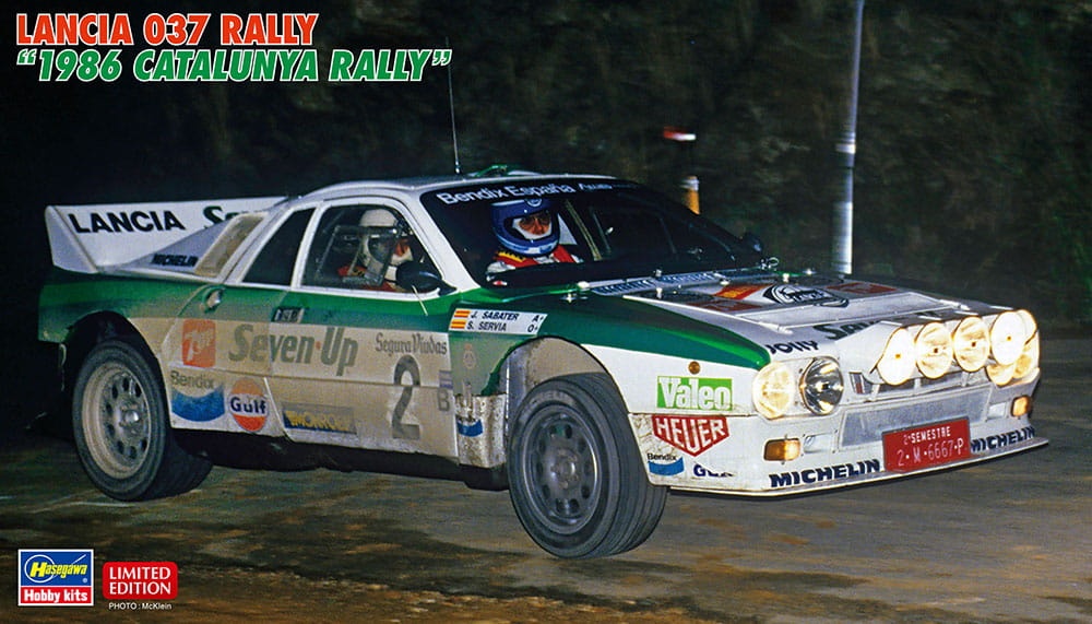Zdjęcie główne produktu Lancia 037 Rally (1986 Catalunya Rally) 1:24 Hasegawa 20566