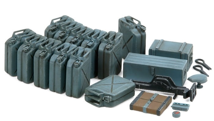 Zdjęcie główne produktu German Jerry Can Set (Early Type) 1:35 Tamiya 35315