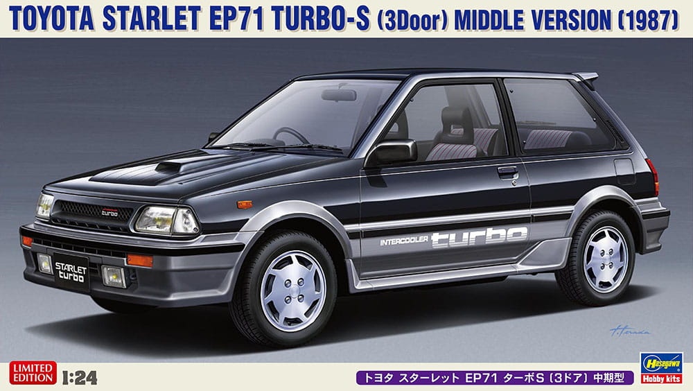 Zdjęcie główne produktu Toyota Starlet EP71 Turbo S (1987) 1:24 Hasegawa 20559
