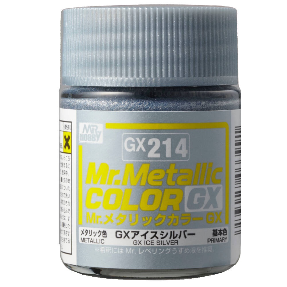 Zdjęcie główne produktu Mr. Hobby GX-214 GX Ice Silver Mr. Metallic Color GX214