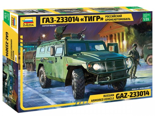 GAZ-233014 Tiger 1:35 Zvezda 3668