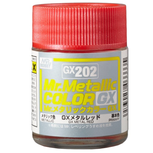Mr. Hobby GX-202 GX Metal Red Mr. Metallic Color GX202