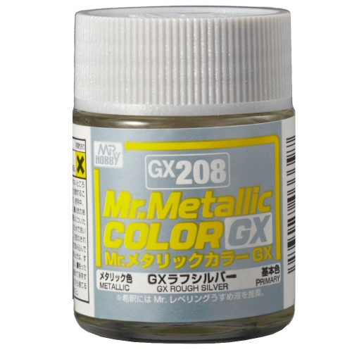 Mr. Hobby GX-208 GX Rough Silver Mr. Metallic Color GX208