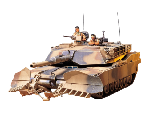 M1A1 Abrams with Mine Plow 1:35 Tamiya 35158