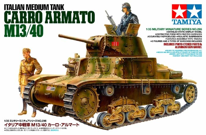 Zdjęcie dodatkowe produktu M13/40 Italian Medium Tank Carro Armato 1:35 Tamiya 35296