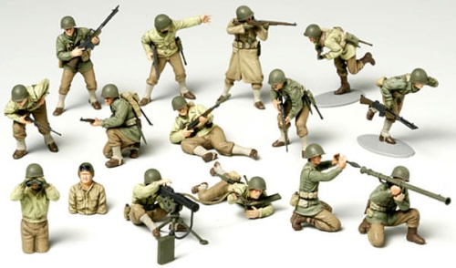 U.S. Infantry GI Set (WW II) 1:48 Tamiya 32513