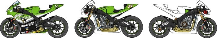 Zdjęcie dodatkowe produktu Kawasaki Ninja ZX-RR 1:12 Tamiya 14109