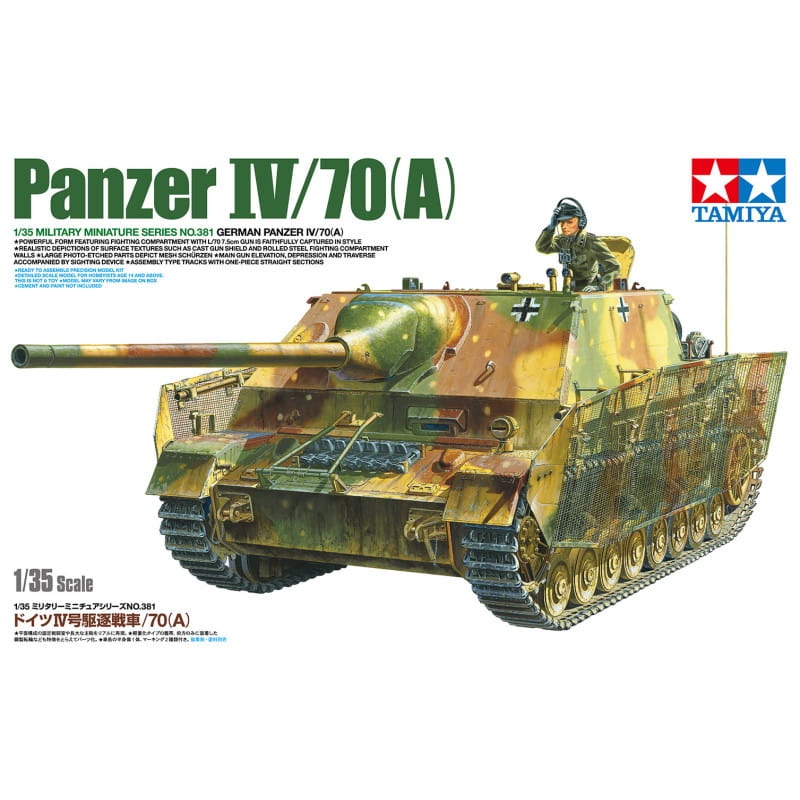 Zdjęcie główne produktu Panzer IV / 70A 1:35 Tamiya 35381