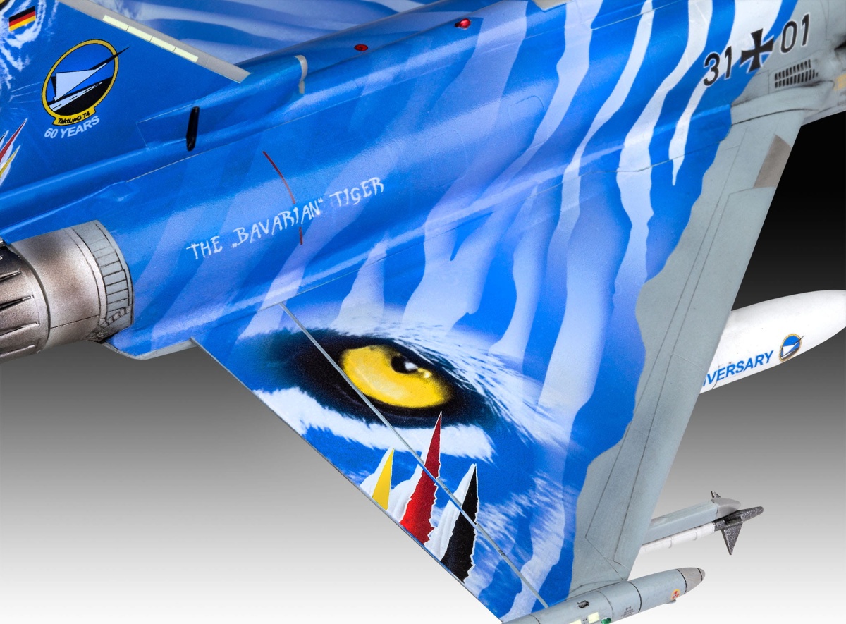 Zdjęcie dodatkowe produktu Eurofighter Typhoon (The Bavarian Tiger 2021) 1:72 Revell 03818
