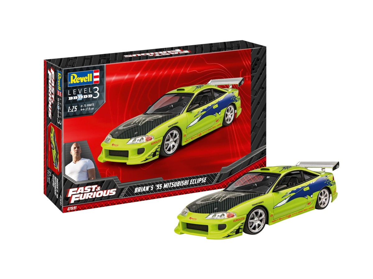 Zdjęcie główne produktu Mitsubishi Eclipse 1995 (Fast & Furious) 1:25 Revell 07691