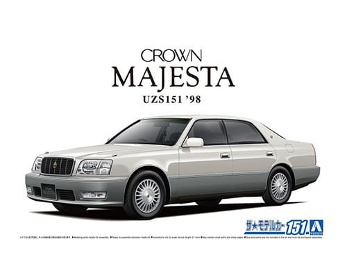 Zdjęcie główne produktu Toyota Crown Majesta C-Type '98 UZS151 1:24 Aoshima 062197