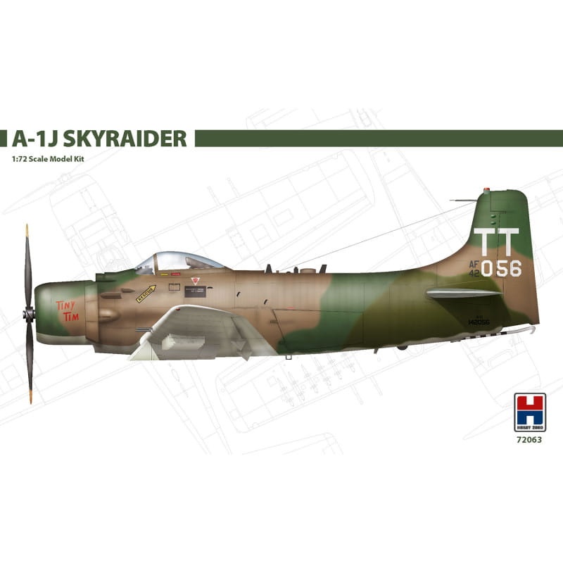 Zdjęcie główne produktu A-1J Skyraider 1:72 Hobby 2000 72063