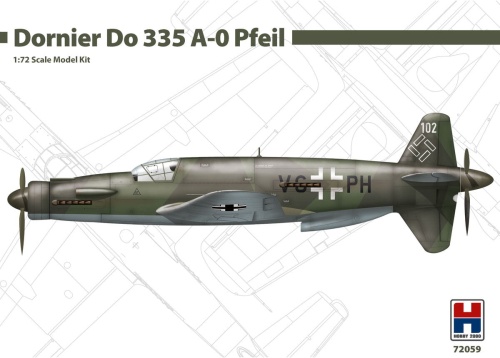 Dornier Do 335 A-0 Pfeil 1:72 Hobby 2000 72059