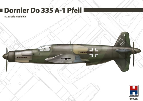 Dornier Do 335 A-1 Pfeil 1:72 Hobby 2000 72060