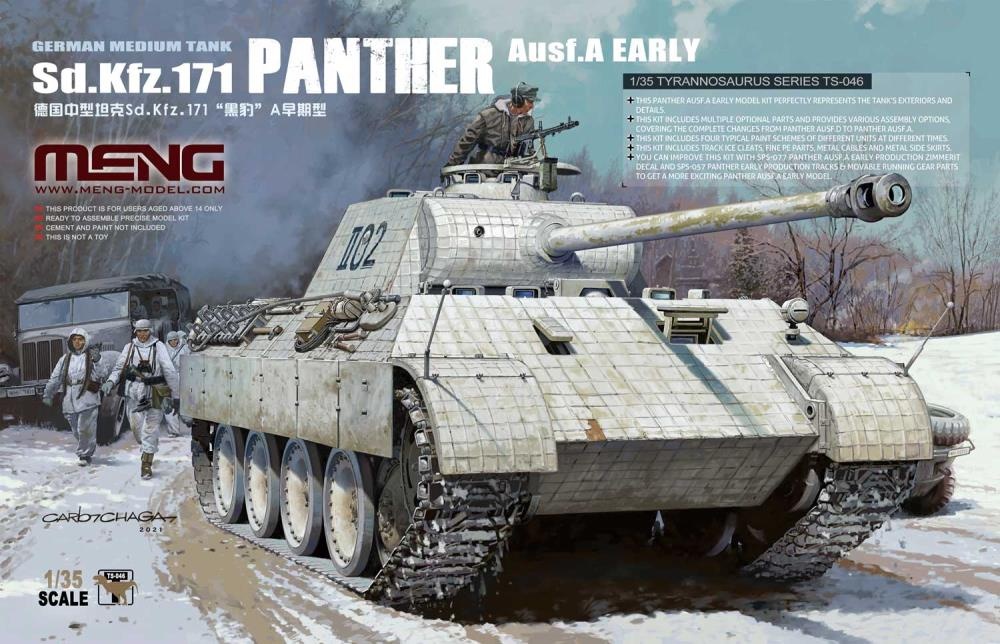 Zdjęcie główne produktu Sd.Kfz.171 Panther Ausf.A Early 1:35 Meng TS-046