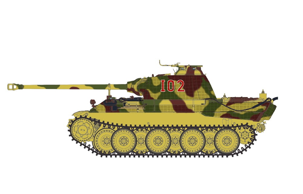 Zdjęcie dodatkowe produktu Sd.Kfz.171 Panther Ausf.A Early 1:35 Meng TS-046