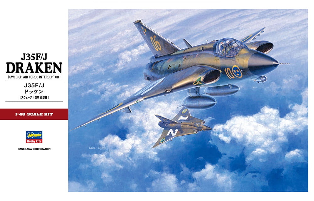 Zdjęcie główne produktu J35F/J Draken 1:48 Hasegawa PT41