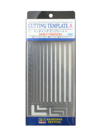 Zdjęcie główne produktu Szablon modelarski - linie równoległe Hasegawa TP5 Cutting Template A