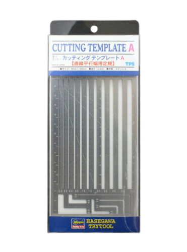 Szablon modelarski - linie równoległe Hasegawa TP5 Cutting Template A