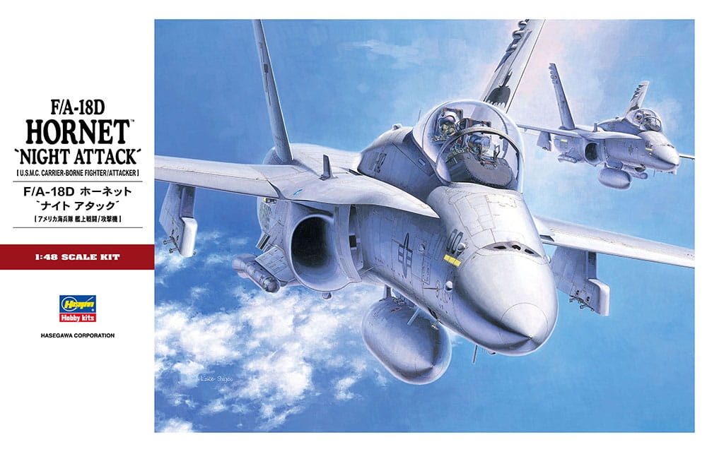 Zdjęcie główne produktu F/A-18D Hornet "Night Attack" 1:48 Hasegawa PT3