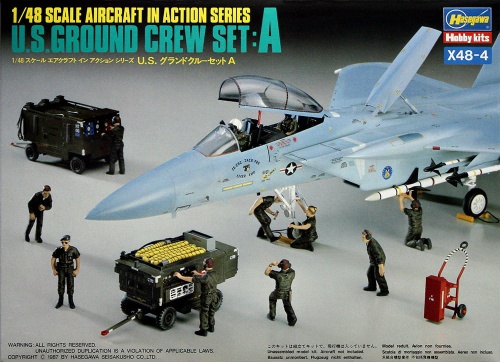 US Ground Crew Set A 1:48 Hasegawa X48-4