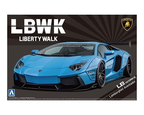 Zdjęcie główne produktu Lamborghini Aventador LB-WORKS Ver.1 1:24 Aoshima 059890