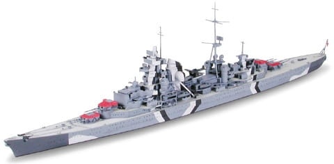 Zdjęcie główne produktu Heavy Cruiser Prinz Eugen (German) 1:700 Tamiya 31805