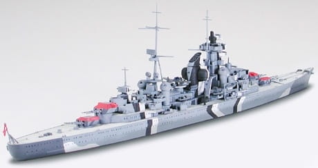 Zdjęcie dodatkowe produktu Heavy Cruiser Prinz Eugen (German) 1:700 Tamiya 31805