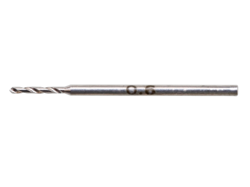 Wiertło precyzyjne 0,6 mm (śr. trzonu 1,0 mm) Tamiya 74127