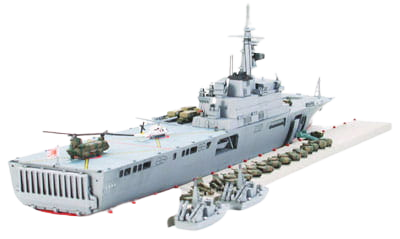 LST-4002 Shimokita (JMSDF, Japoński Okręt Obronny) 1:700 Tamiya 31006