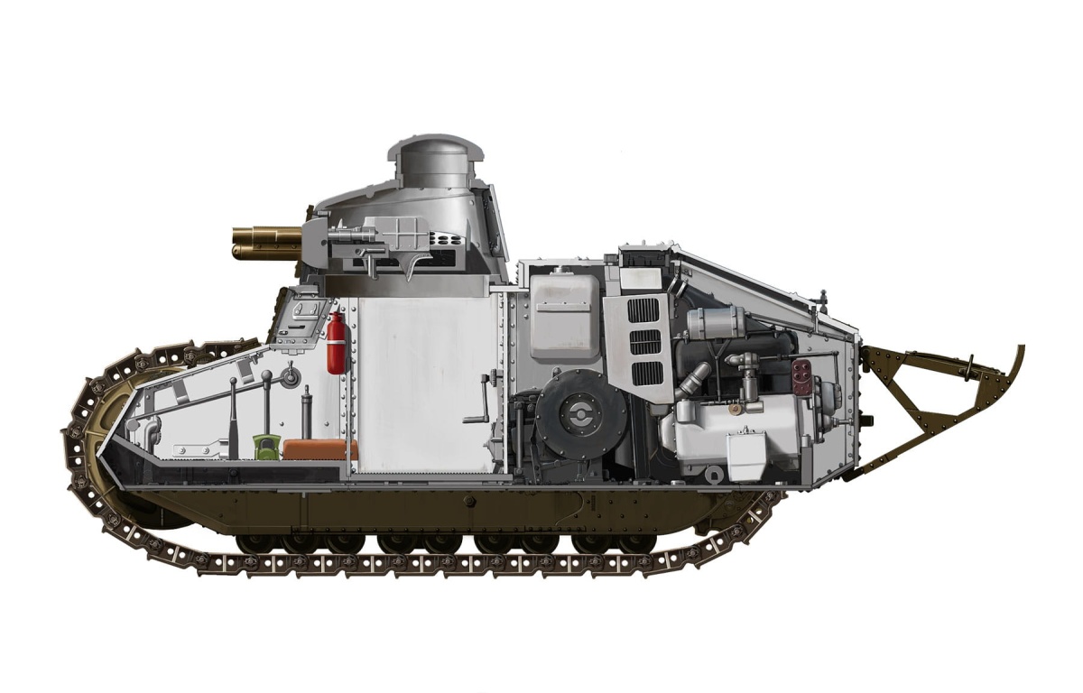 Zdjęcie dodatkowe produktu FT-17 Light Tank (Cast Turret) 1:35 Meng TS-008