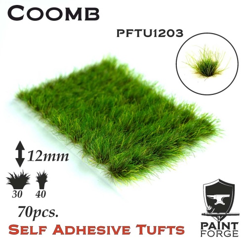 Coomb Grass Tufts 12mm (70szt) Paint Forge PFTU1203