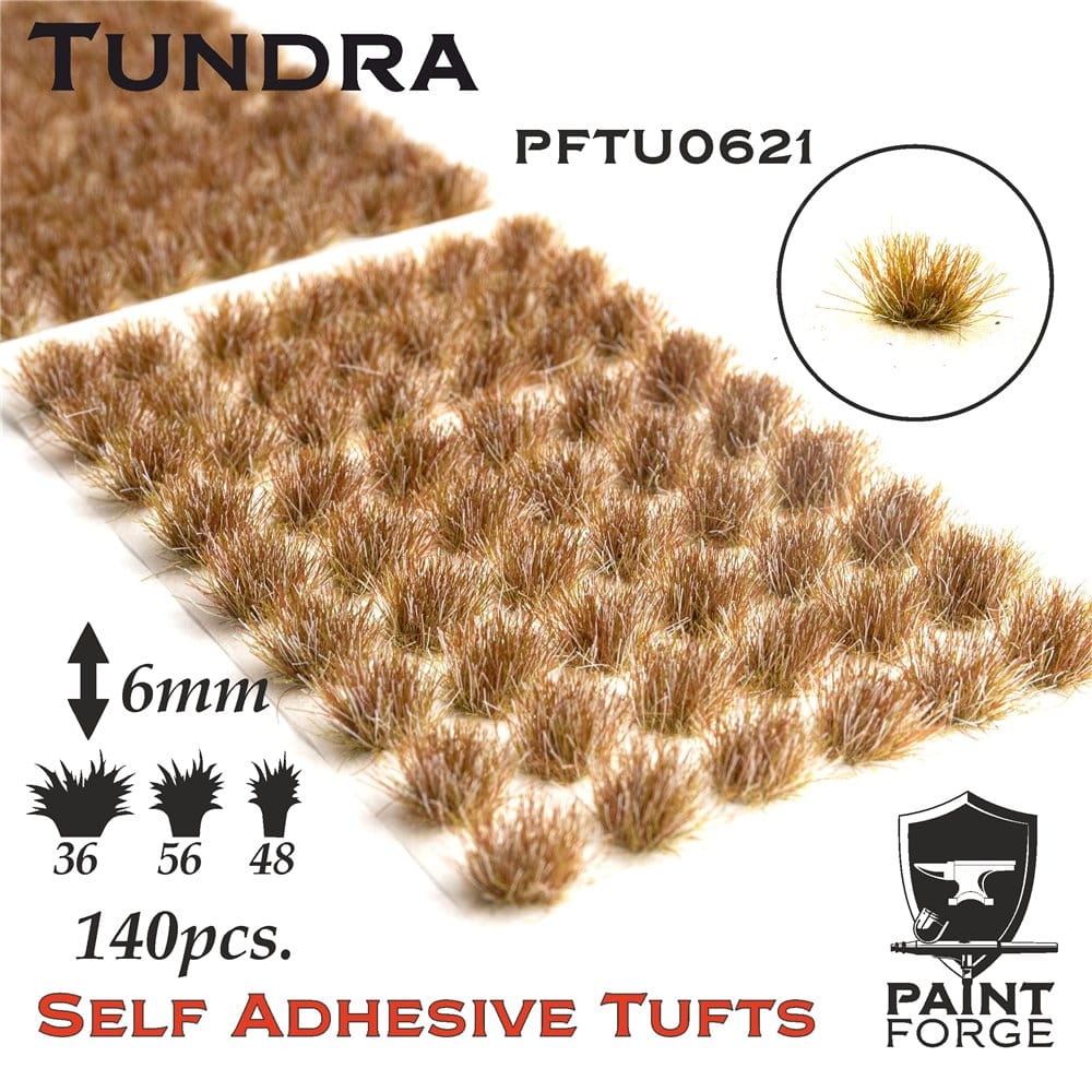 Zdjęcie główne produktu Tundra Grass Tufts 6mm (140szt) Paint Forge PFTU0621