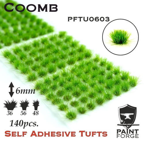 Coomb Grass Tufts 6mm (140szt) Paint Forge PFTU0603