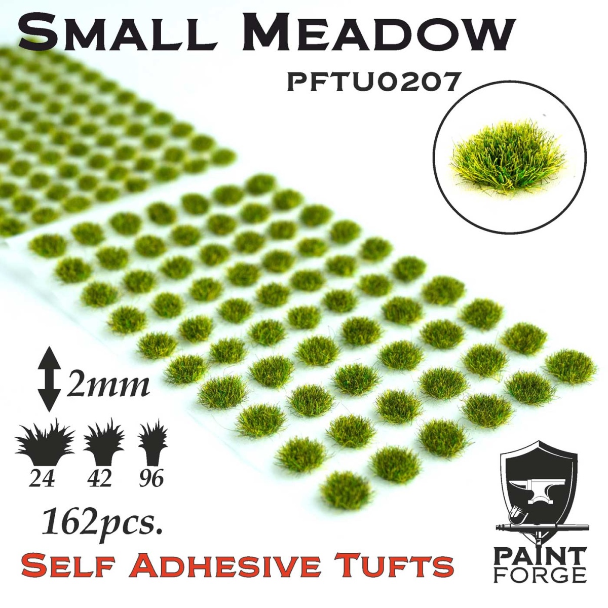 Zdjęcie główne produktu Small Meadow Grass Tufts 2mm (162szt) Paint Forge PFTU0207