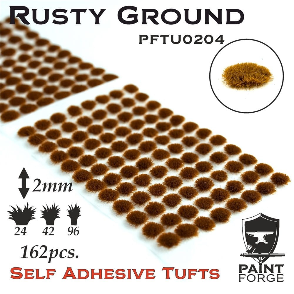 Zdjęcie główne produktu Rusty Ground Grass Tufts 2mm (162szt) Paint Forge PFTU0204