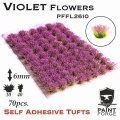 Zdjęcie główne produktu Violet Flowers 6mm (70szt) Paint Forge PFFL2610