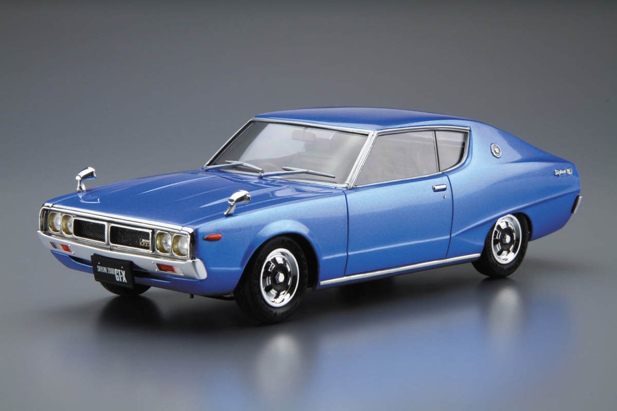 Zdjęcie dodatkowe produktu Nissan Skyline 2000GT-X KGC110 '74 Aoshima 061077