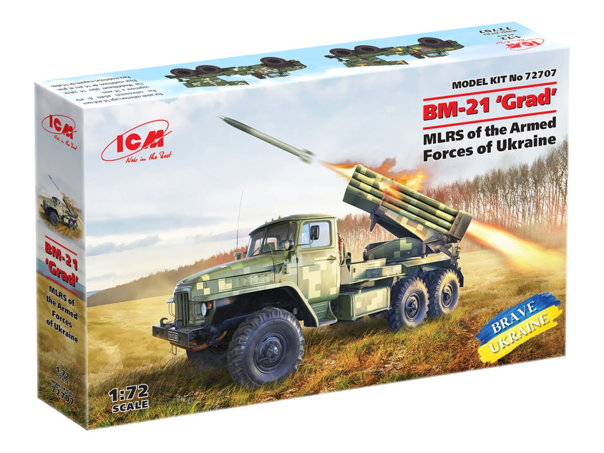 Zdjęcie dodatkowe produktu BM-21 Grad 1:72 ICM 72707