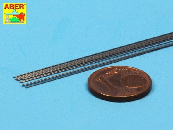Zdjęcie dodatkowe produktu Pręty stalowe śr. 0,3mm dł. 245mm (12 szt) Aber SR 03